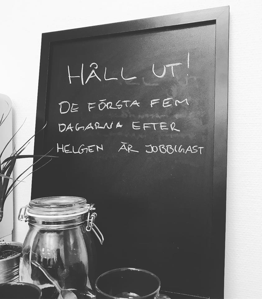måndagar kompetensutveckla arbetsmiljö